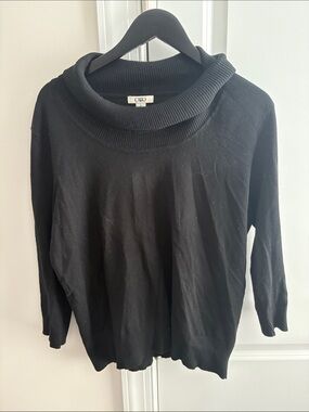 Cato Black Cowl Neck Sweater for Women
